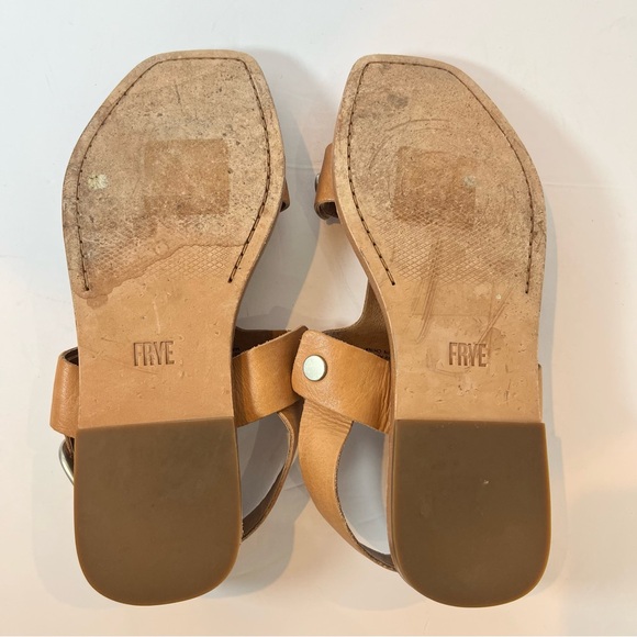 Frye Leather Sandals‎ Tan Brown - Size 8.5M - Picture 7 of 10
